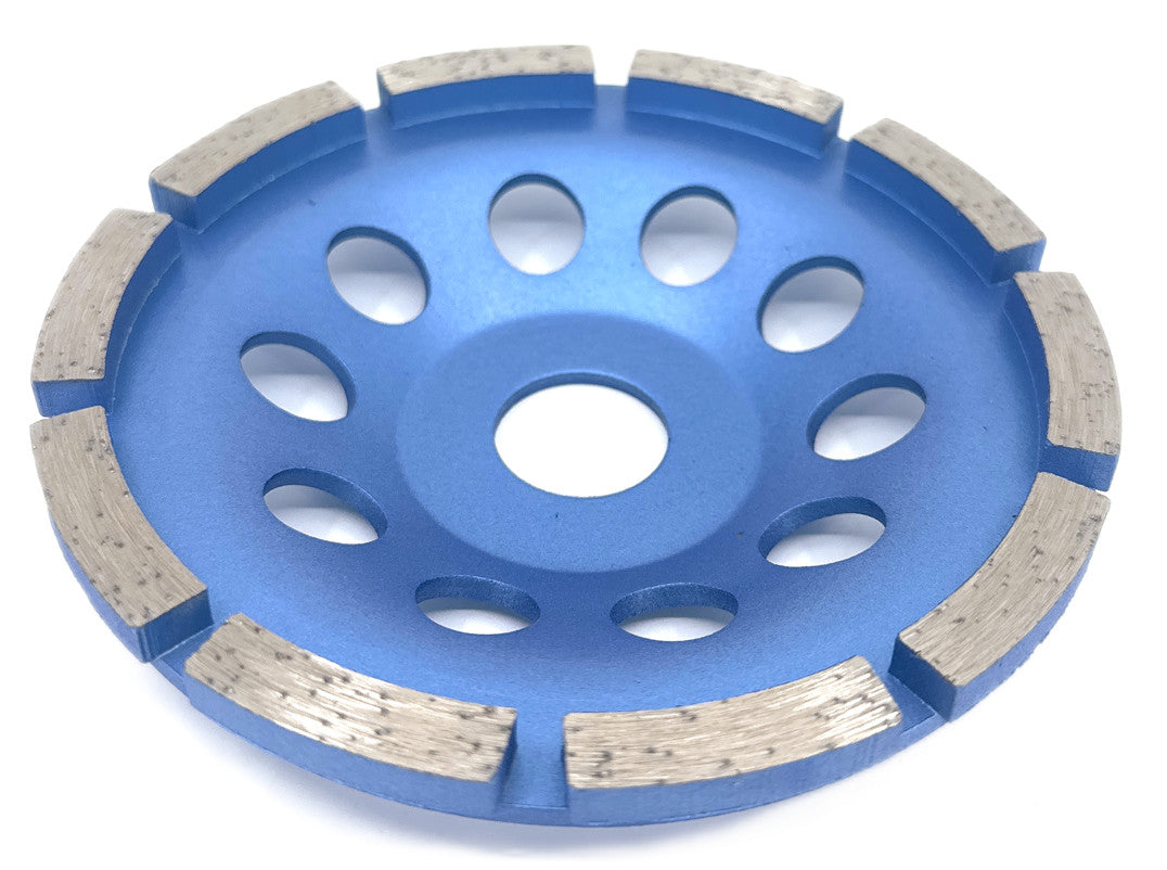 Disc cupa diamantata pentru slefuire Beton/Abrazive 125x22,2mm Standard Profesional - BlueLine - DXDY.BLEC.125