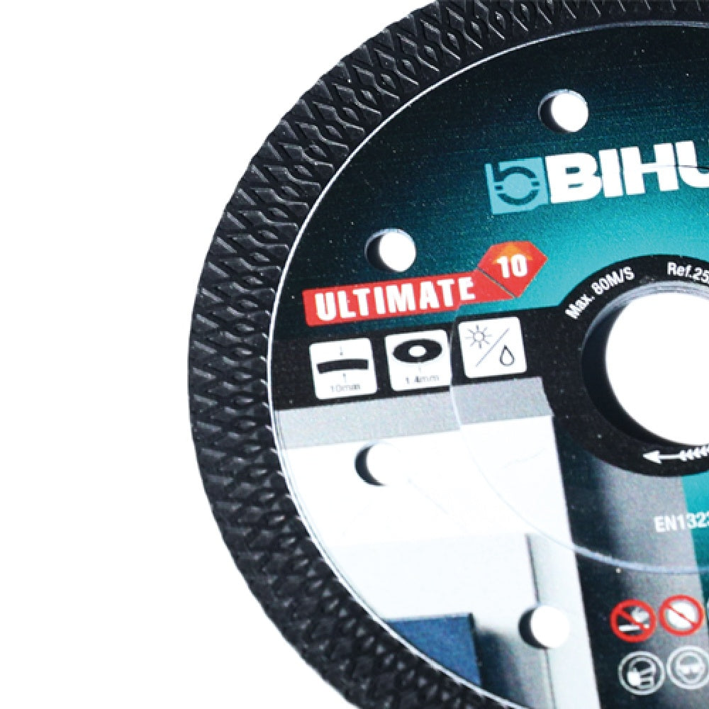 Disc Diamantat pt. Materiale dure, Portelan, Placi ceramice, 125x22.2 (mm) Ultimate BDT - BIHUI-DCAM125