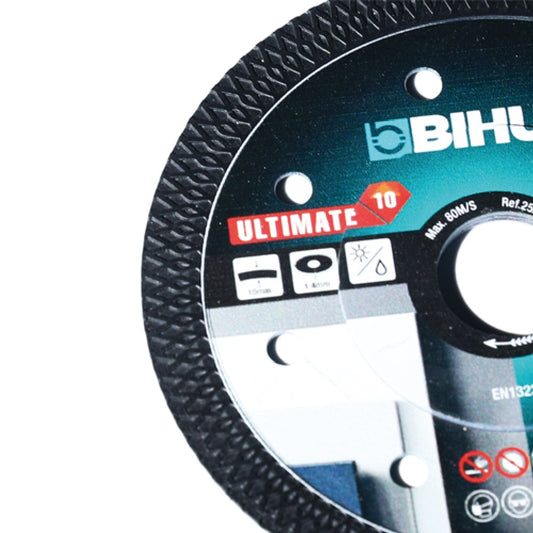 Disc Diamantat pt. Materiale dure, Portelan, Placi ceramice, 125x22.2 (mm) Ultimate BDT - BIHUI-DCAM125