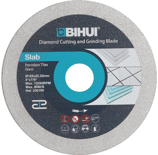 Disc Diamantat pt. taiat si slefuit sticla 115x22.23 (mm), segment 30mm Premium - BIHUI-DPG115