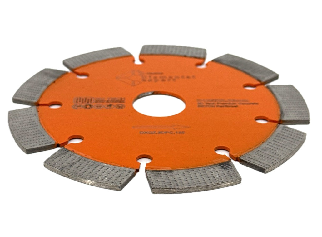 Disc DiamantatExpert 3DTECH pt. Beton puternic armat si materiale foarte dure 125mm ULTRA Premium - DXQZ.3DPC.125