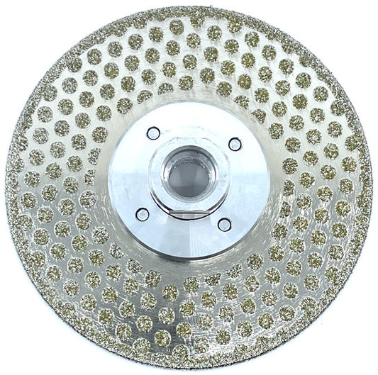 Disc DiamantatExpert Galvanizat pt. taiere si slefuire - Marmura, Gresie, Piatra 125xM14 (mm) Premium - DXDY.CNG-MC.125.M14