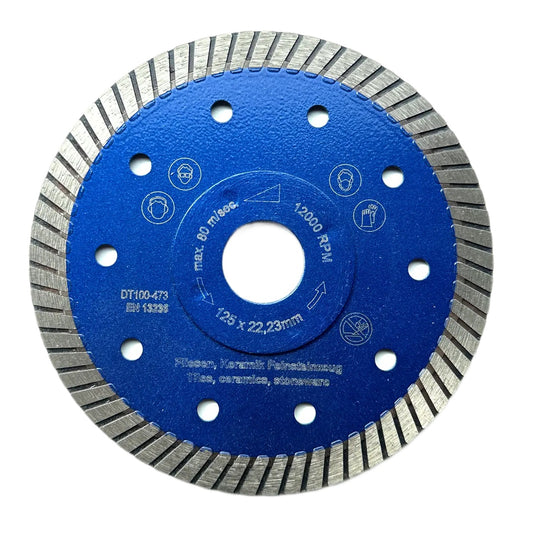 Disc DiamantatExpert pt. Gresie ft. dura, Portelan dur, Granit - Turbo 125x22.2 (mm) Super Premium - DXDH.3927.125