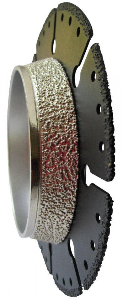 Disc DiamantatExpert pt. taiere si sanfrenare tevi de plastic 125x22.2 (mm) Super Premium - DXDH.9107.125.TA