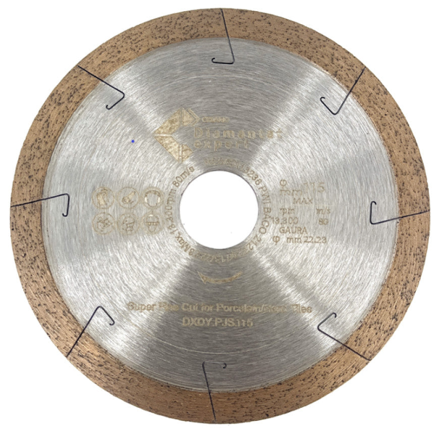 Disc DiamantatExpert pt. Taieri Extra Fine in Portelan Dur 115x22.2 (mm) Ultra Premium - DXDY.PJS.115