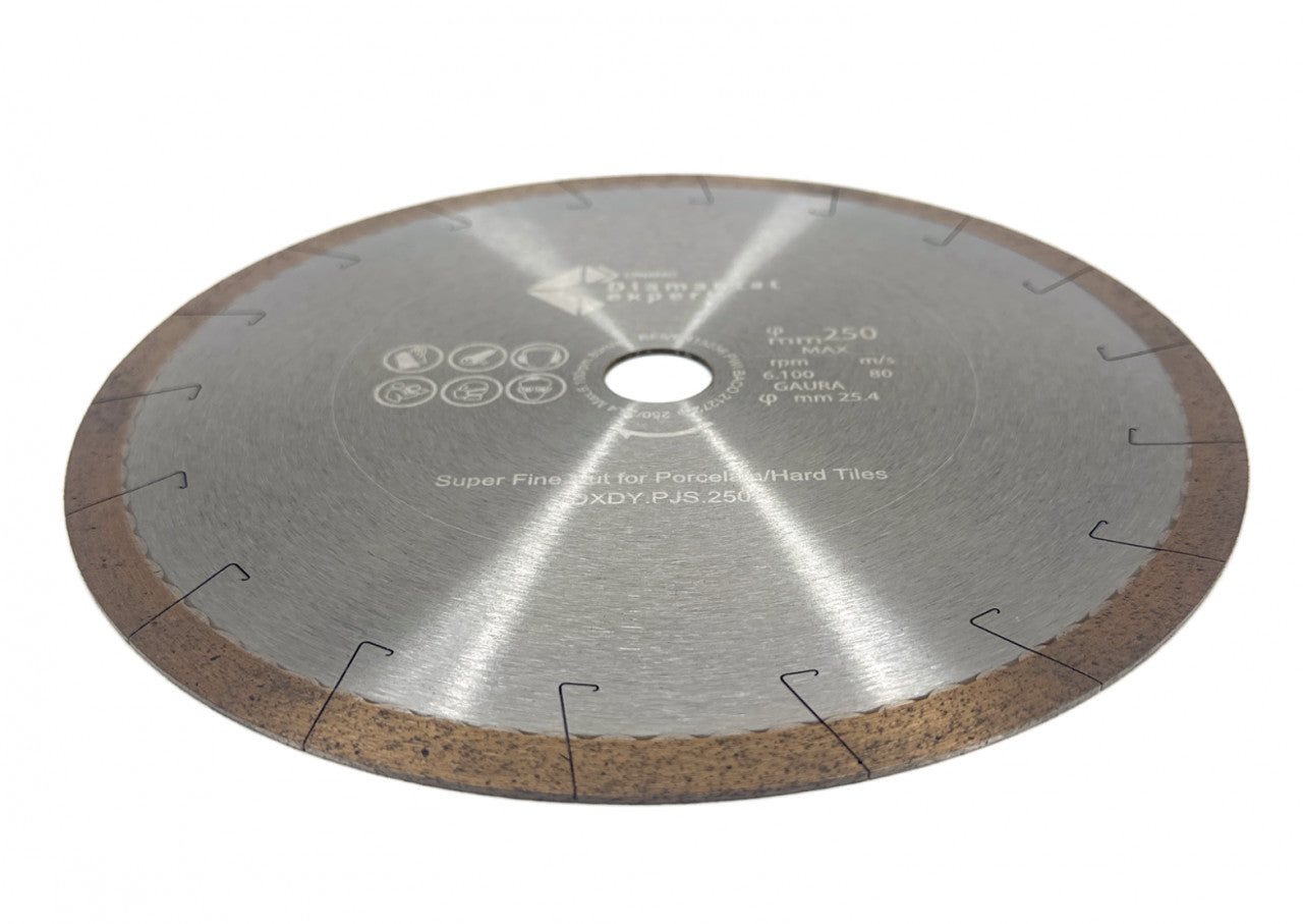 Disc DiamantatExpert pt. Taieri Extra Fine in Portelan Dur 250x25.4 (mm) Ultra Premium - DXDY.PJS.250.25