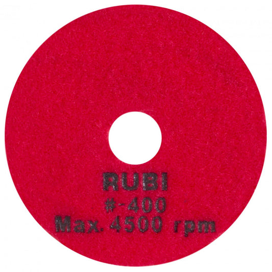Dischete diamantate pt. polisat marmura, granit, piatra 100mm, #400 - RUBI-62973