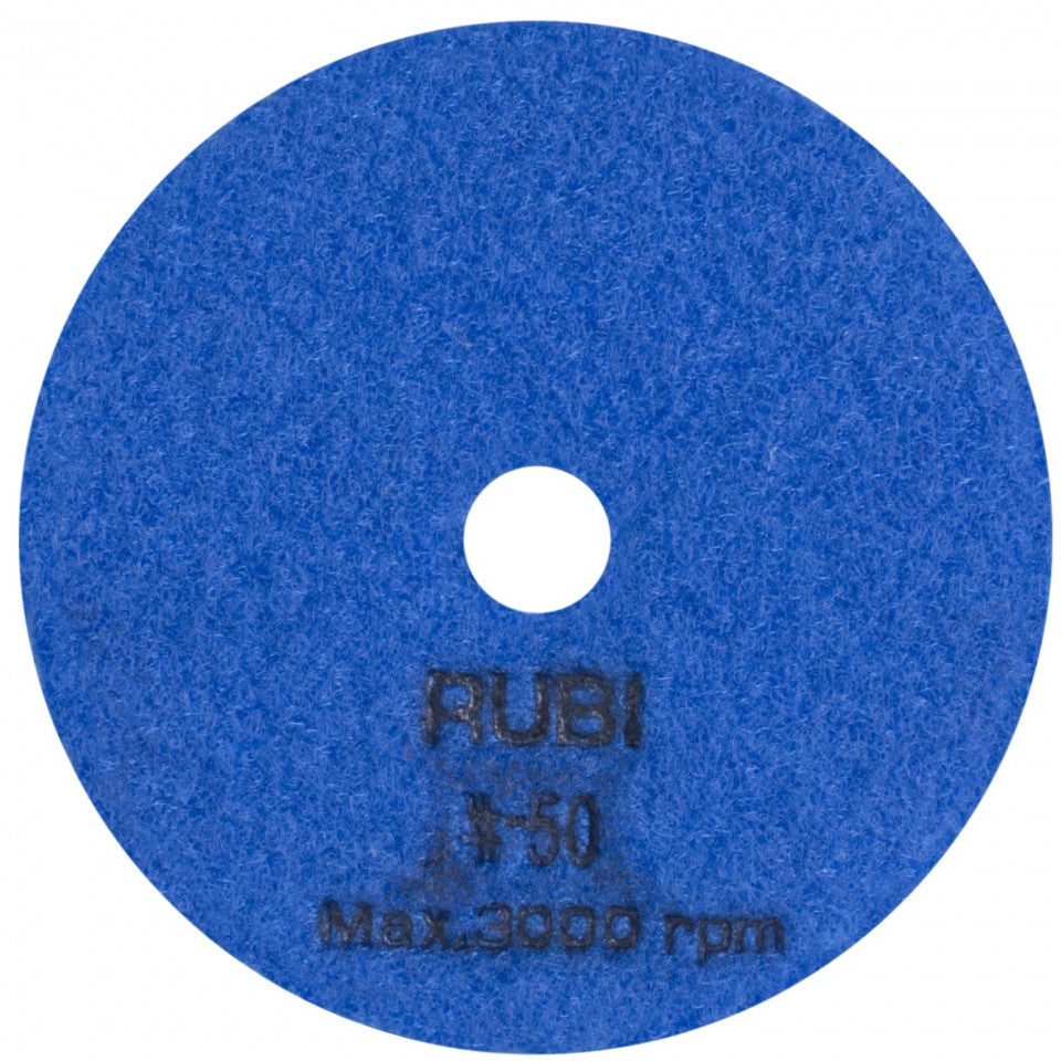 Dischete diamantate pt. polisat marmura, granit, piatra 100mm, #50 - RUBI-62970