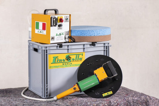 Drisca electrica - Finisare umeda tencuieli si gleturi mecanizate fara sistem de apa, cu cutie de accesorii - LS-SP11