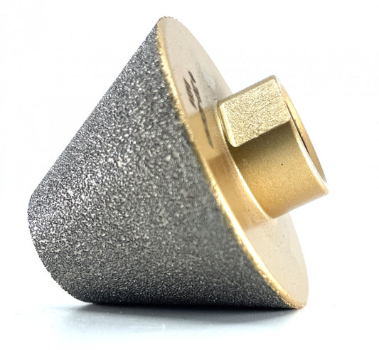 Freza diamantata conica pt. rectificari in placi ceramice, piatra 20-48mm - DXDY.FCON.20-48