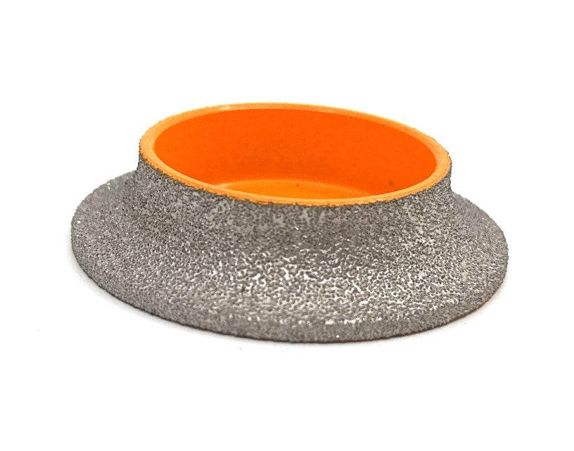 Freza diamantata pentru profilare granit, marmura, gresie Profil Semirotund Half Bullnose, R-15mm, ∅75x22,23mm - DXDY.FPP.HBN15