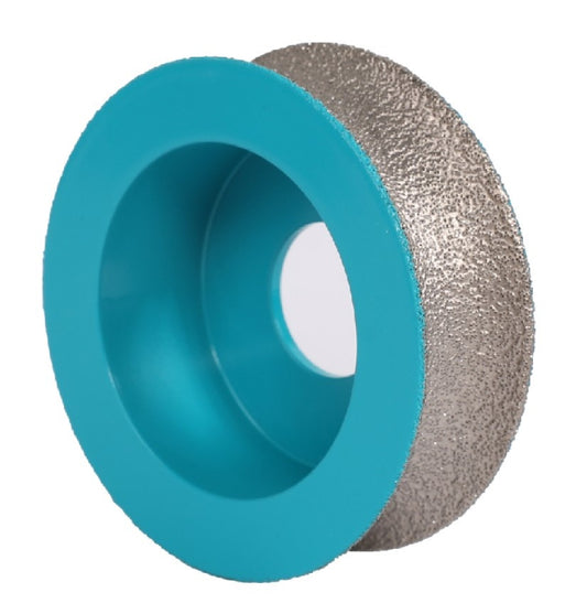 Freza diamantata pentru profilare granit, marmura, gresie Profil Semicerc exterior, R-20mm, ∅75x22,23mm - BIHUI-DGW320