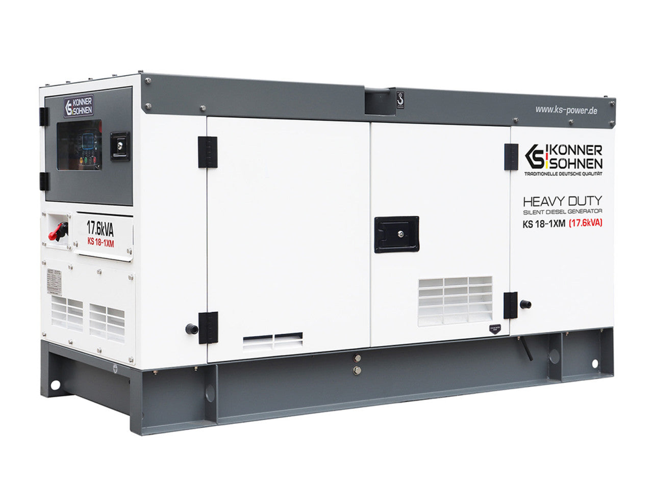 Generator de curent 17.6 kVA diesel - Heavy Duty - insonorizat - Konner & Sohnen - KS-18-1XM