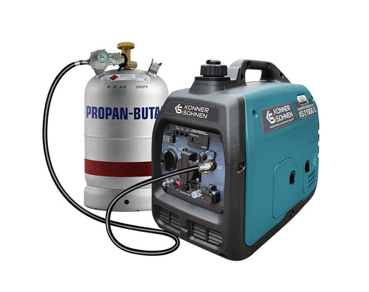 Generator de curent 2.0 kW inverter - HIBRID (GPL + benzina) - insonorizat - Konner & Sohnen - KS-2100iG-S