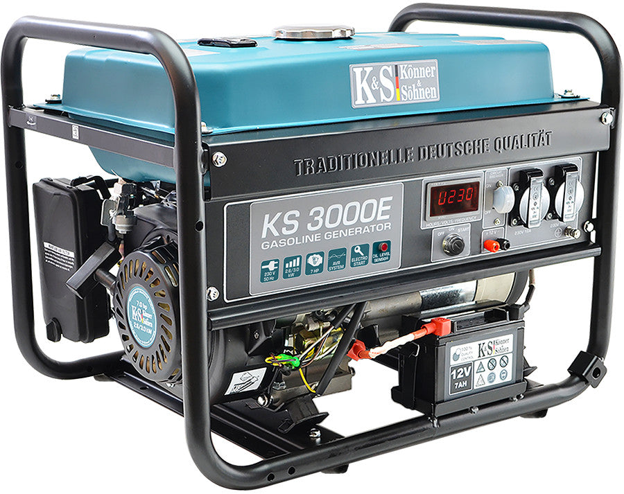 Generator de curent 3 kW benzina PRO - Konner & Sohnen - KS-3000E