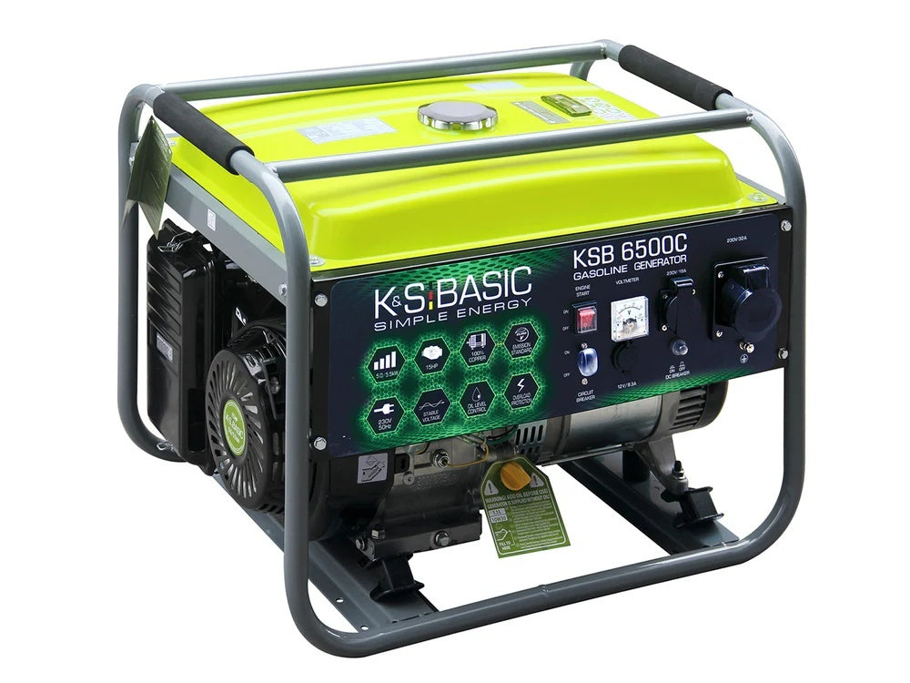 Generator de curent 5.5 kW benzina BASIC LINE - Konner & Sohnen - KSB-6500C