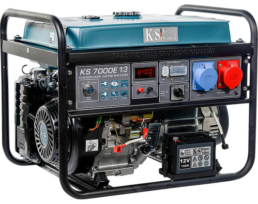 Generator de curent 5.5 kW benzina PRO - Konner & Sohnen - KS-7000E-1/3