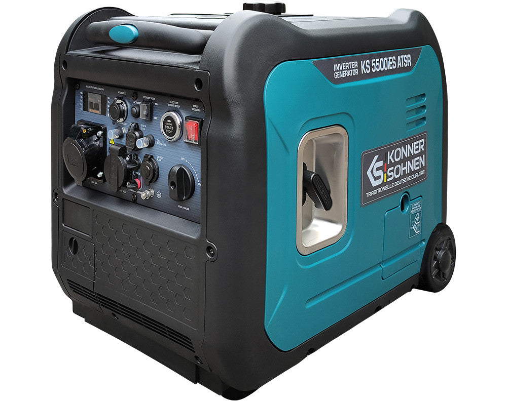 Generator de curent 5.5 kW inverter - benzina - Konner & Sohnen - KS-5500iES-ATSR