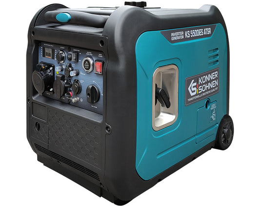 Generator de curent 5.5 kW inverter - benzina - Konner & Sohnen - KS-5500iES-ATSR