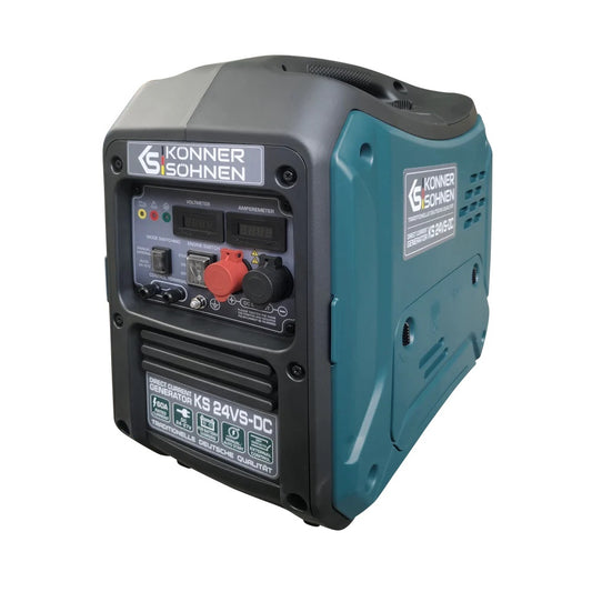 Generator de curent continuu DC 24-27V, 1.4 kW, max. 50A - benzina/GPL - Konner & Sohnen - KS-24VGS-DC