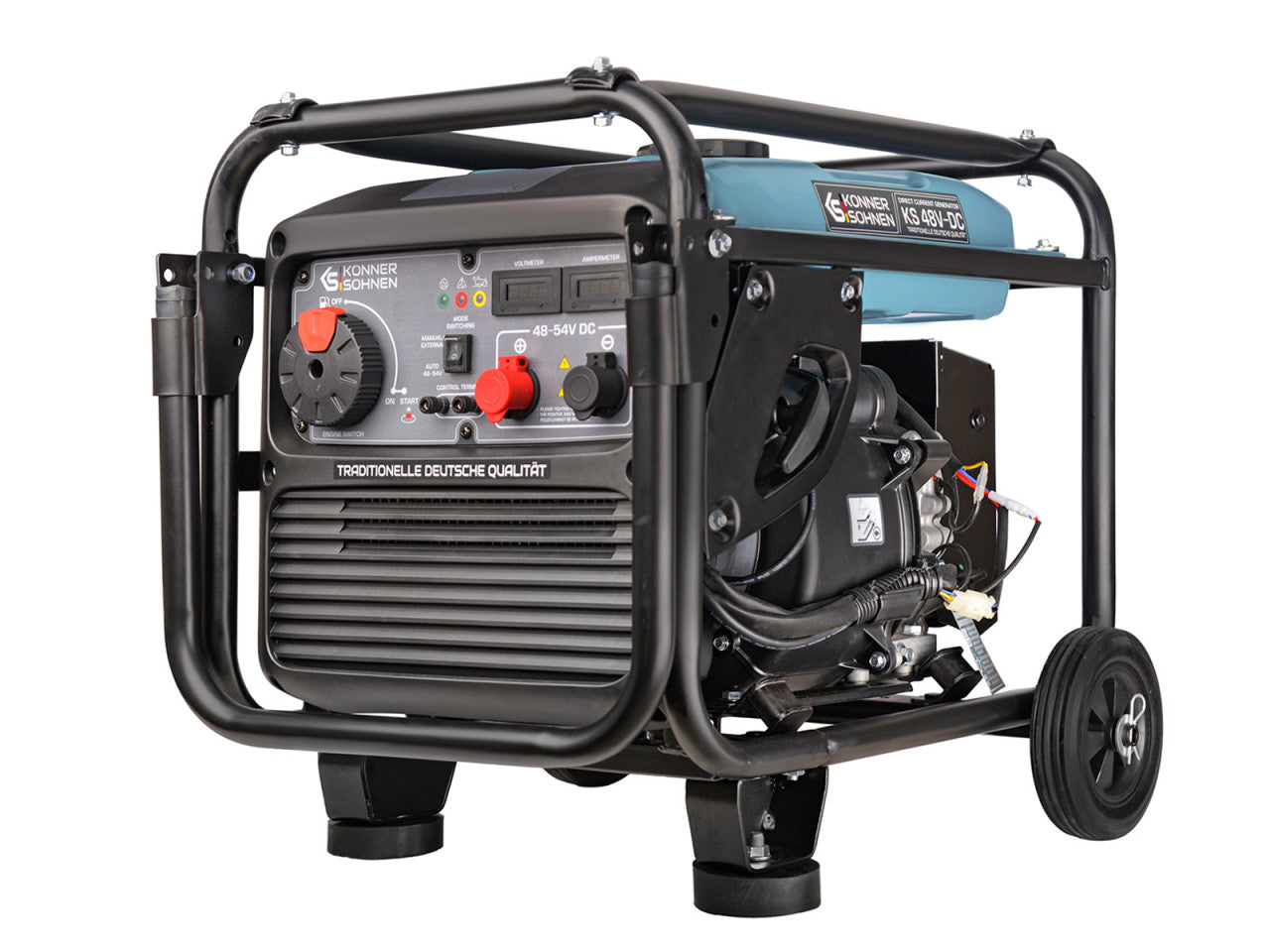 Generator de curent continuu DC 48-54V, max. 70A - benzina - Konner & Sohnen - KS-48V-DC