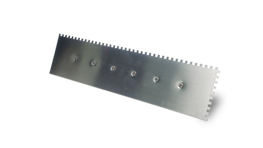 Gletiera dintata cu maner din lemn 48cm, 6mm - RUBI-65958