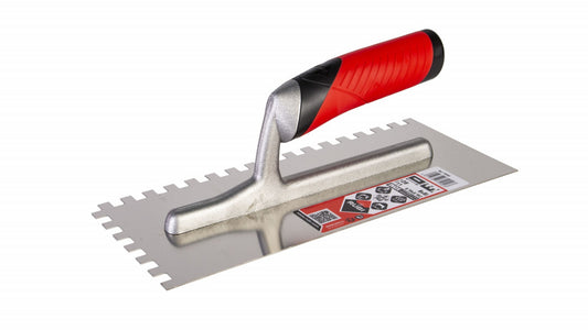 Gletiera dintata cu maner Rubiflex 28cm, 8mm - RUBI-74940