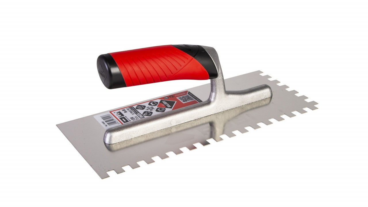 Gletiera dintata cu maner Rubiflex 28cm, 8mm - RUBI-74940