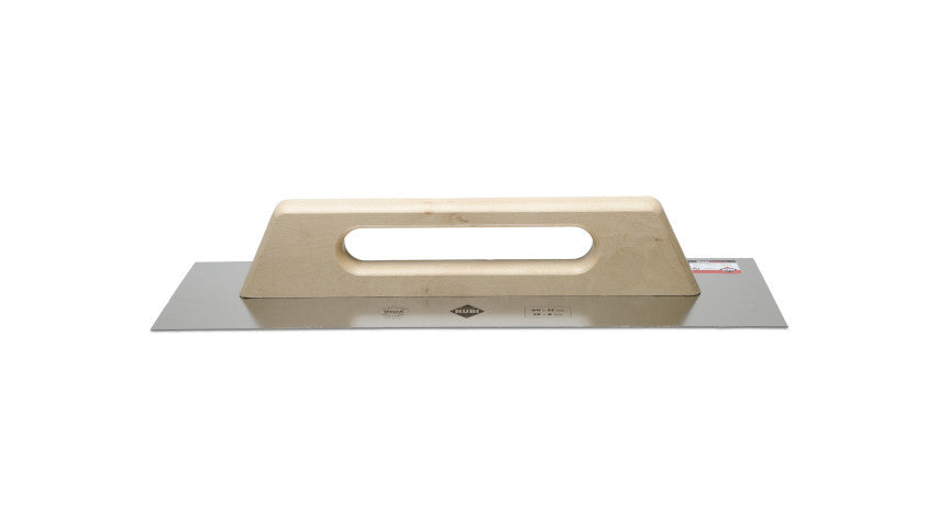 Gletiera dreapta, otel inoxidabil cu maner din lemn, 48cm - RUBI-72915