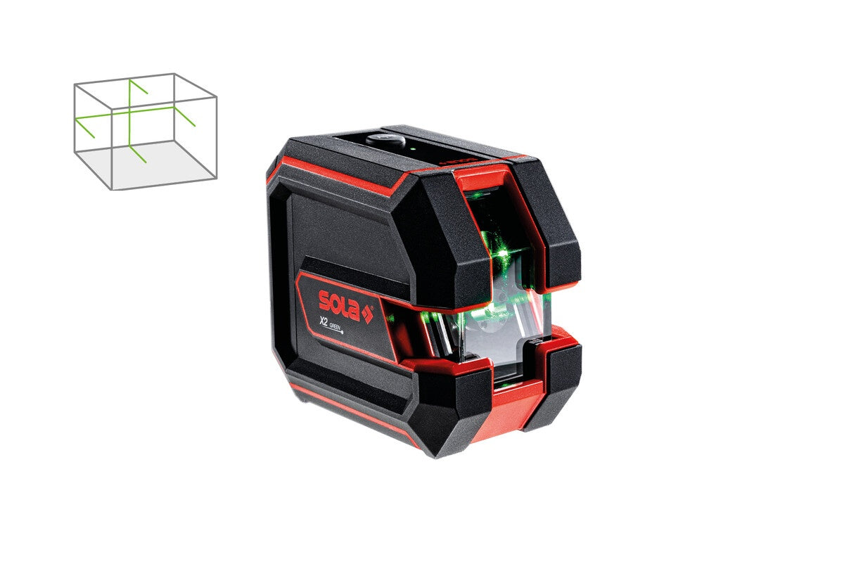 Laser verde, cu linii în cruce, X2 GREEN - Sola-71014001