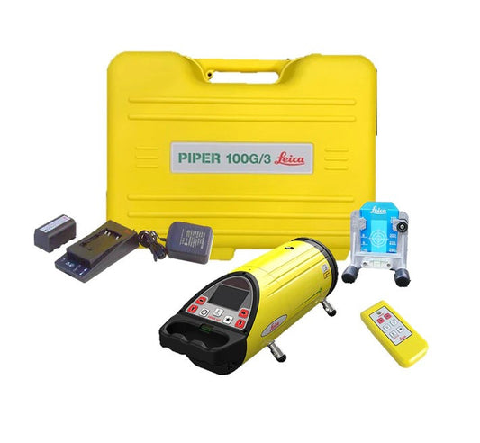 Laser Verde pentru Conducte, Piper 100G - set telecomanda IR si accesorii - Leica-6016058