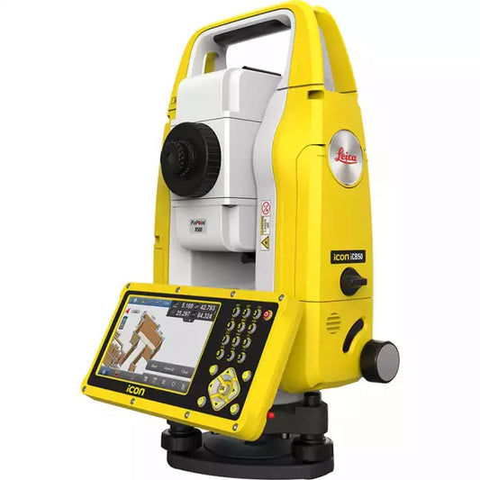 Leica iCON iCB50 R500 Kit – Stație totală manuală pentru construcții - kit complet + soft 1 an iCB50/70 Basic CCP