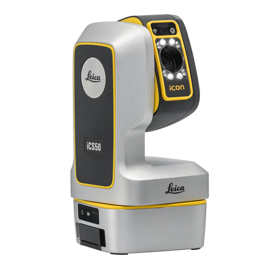 Leica iCON iCS50 - Instrument robotizat de măsurare 3D de precizie pentru construcții cu pachet software Robotic Layout