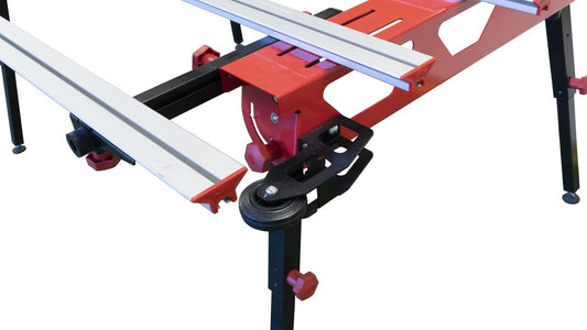 Masa de lucru SLAB VERSA-TILE pt. placi ceramice de dimensiuni mari, 110-155cm, 260kg - RUBI-18984