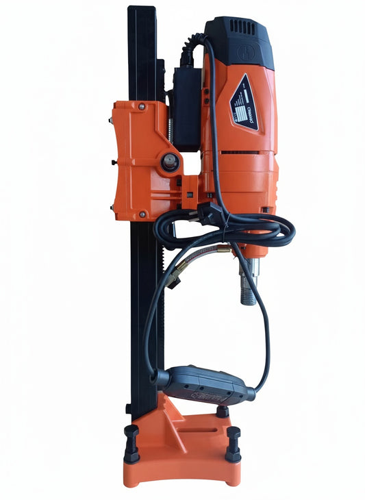 Masina de carotat industriala pt. beton armat si materiale dure Ø202mm, 4.28kW, stand fix inclus - CNO-CK-D202E