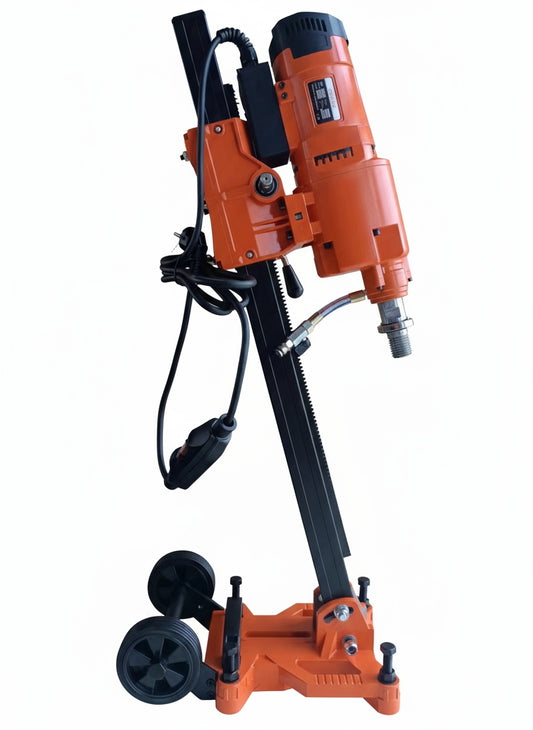 Masina de carotat industriala pt. beton armat si materiale dure Ø350mm, 4.88kW, stand reglabil la unghi inclus - CNO-CK-935/3BE