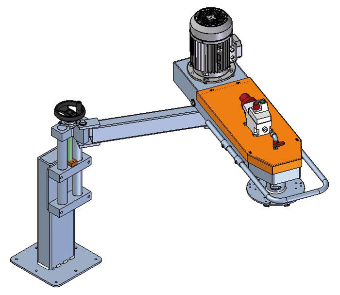 Masina de polisat cu coloana Manettone Giraffa - Mondial