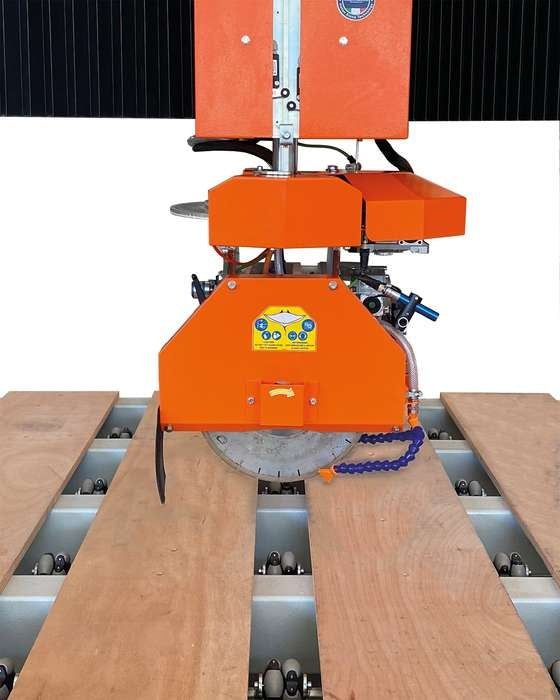 Masina de prelucrat marmura Manta Poker Jumbo Automatic 4+1 Brushless - Mondial