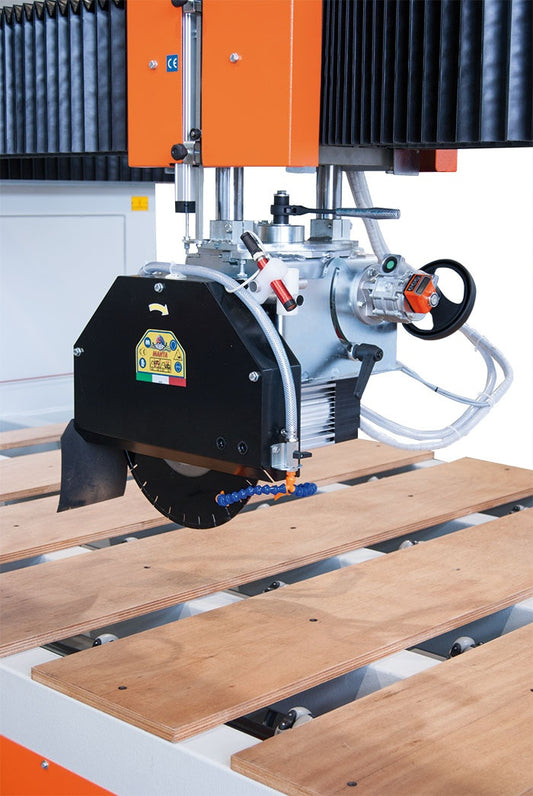 Masina de prelucrat marmura Manta Poker Jumbo Automatic (brushless) - Mondial