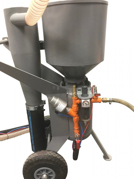 Masina de sablat PROFESIONALA cu recuperarea abrazivului - CX.ABRA-JuniorCompact