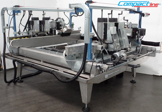 Masina de taiat automata pentru fatade ventilate MRK KERF+SLOT+45°/90 , latime 10-1200mm, grosime 30mm - Ferrari&Cigarini