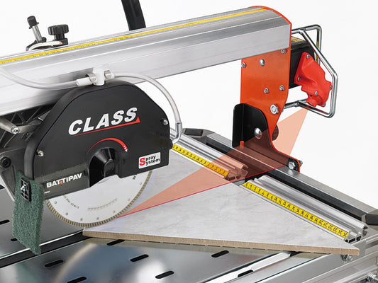 Masina de taiat gresie, faianta, placi 110cm, 1.0kW, CLASS 1100S cu laser si roti - Battipav-651101