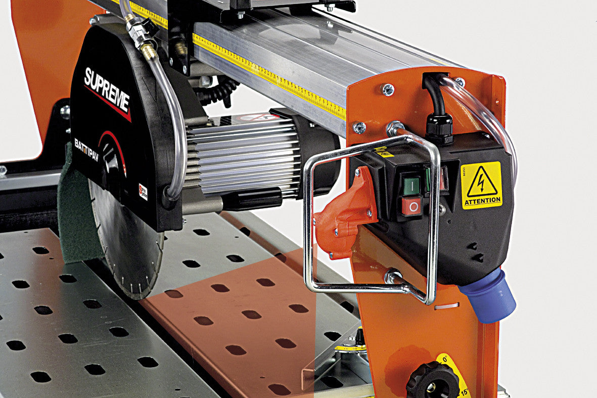 Masina de taiat marmura, granit 260cm, 2.2kW, SUPREME 260S cu laser si roti - Battipav-82601