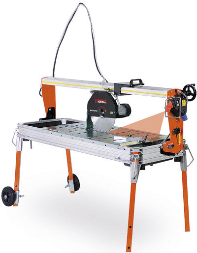 Masina de taiat placi, materiale de constructii - 120cm, 2.2kW, PRIME 120S, kit laser si roti - Battipav-91201