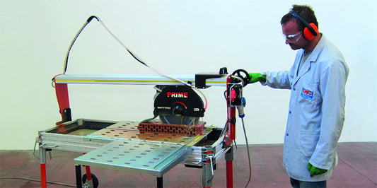 Masina de taiat placi, materiale de constructii - 150cm, 2.2kW, PRIME 150S, kit laser si roti - Battipav-91501