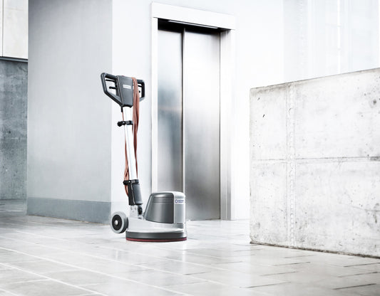 Masina monodisc pt. curatat / spalat pardoseli FM400 L, 430mm - Nilfisk-56380056