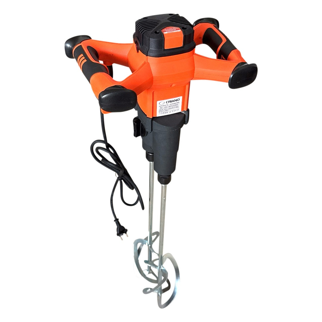 Mixer / amestecator pt. adezivi / mortar 1600W cu palete duble, Profesional DUOMIX1600 cu regulator de turatie - CNO-DUOMIX1600