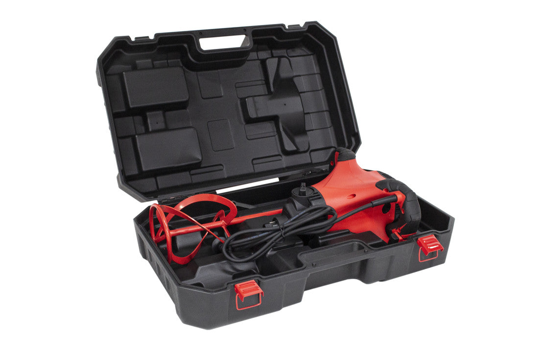 Mixer / amestecator pt. adezivi / mortar 1800W, Profesional, RUBIMIX-9 SUPERTORQUE 230V 50-60 Hz. cu valiza de transport - RUBI-26974
