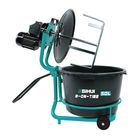 Mixer de amestecare pt. mortar / adezivi, cu temporizator, 65litri - BIHUI-MMWT65