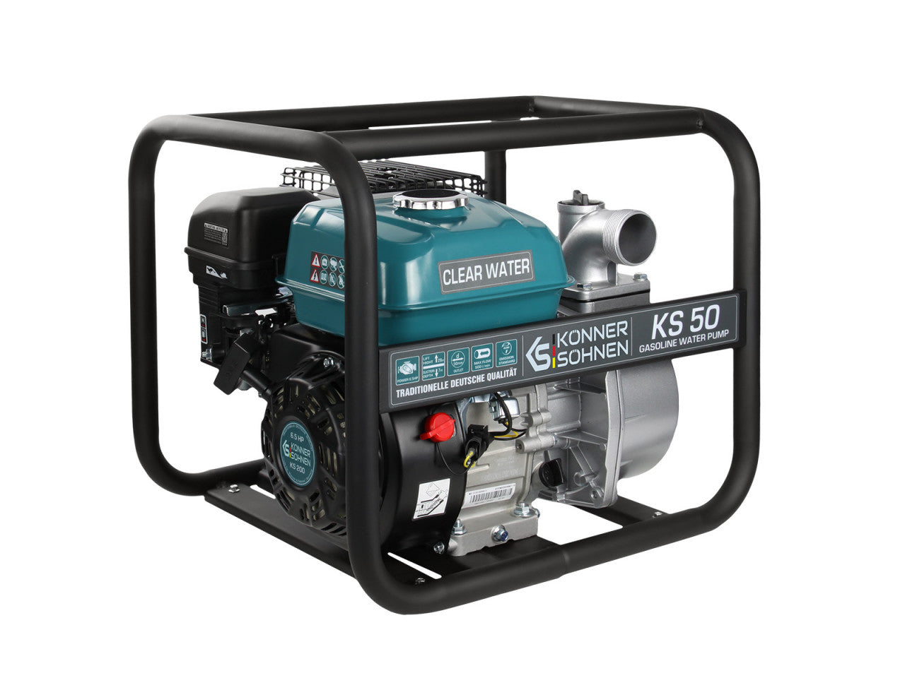 Motopompa apa curata 2" - 500 l / min - Konner & Sohnen - KS-50